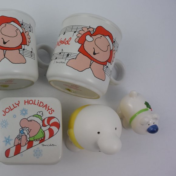 Lot of 6 Ziggy Christmas Collectibles, Vintage Ziggy Items - Picture 4 of 16